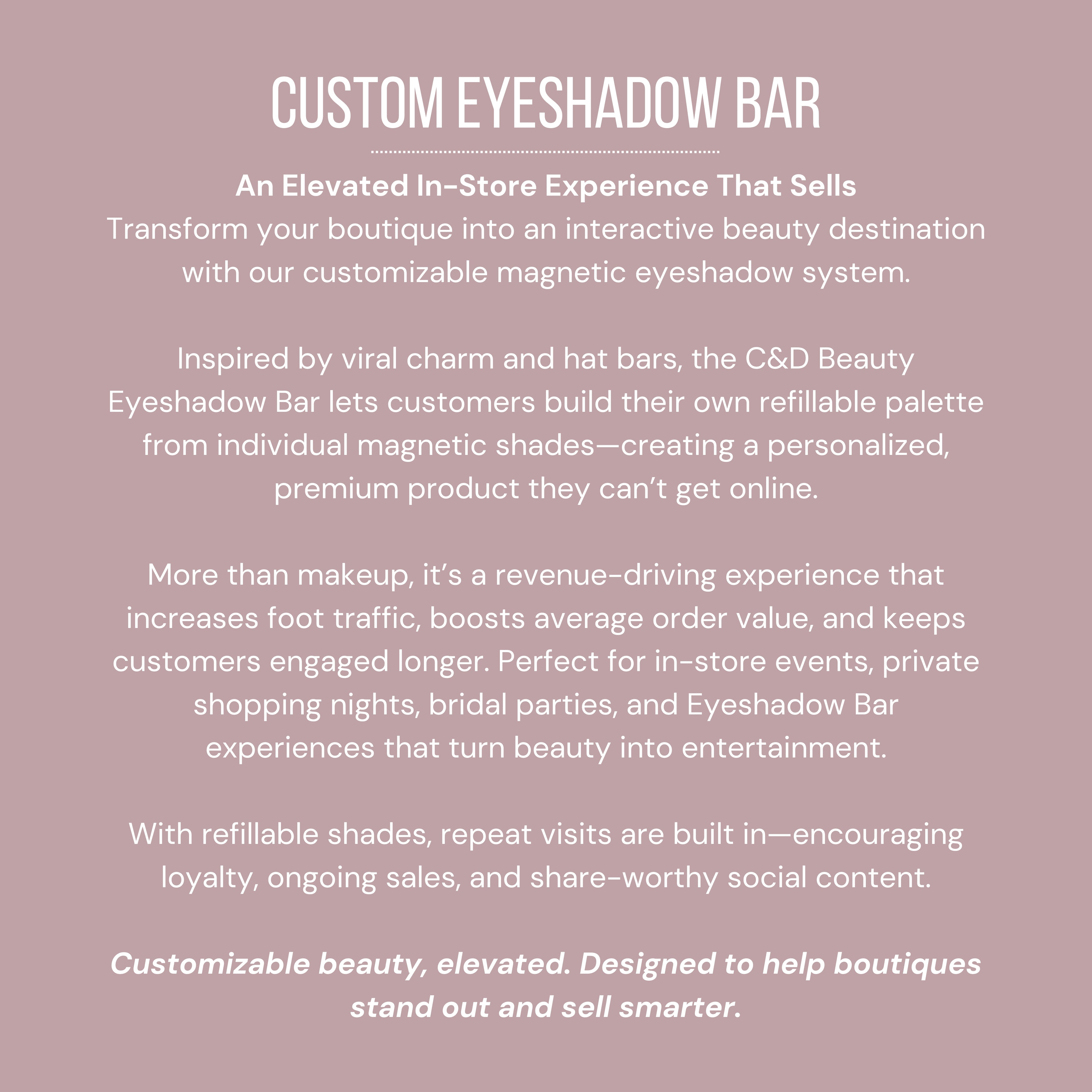 Premium Eyeshadow Bar