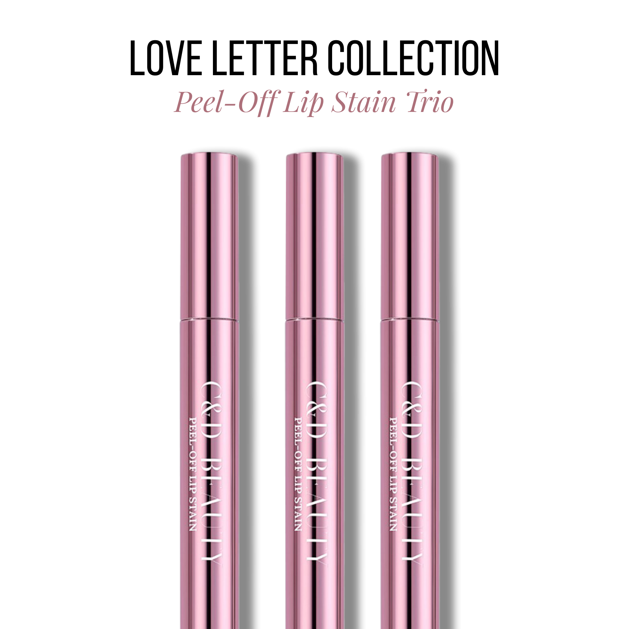 The Love Letter Collection - Peel-Off Lip Stain Trio